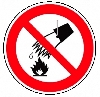 правила пожарной безопасности - Запрещается тушить водой