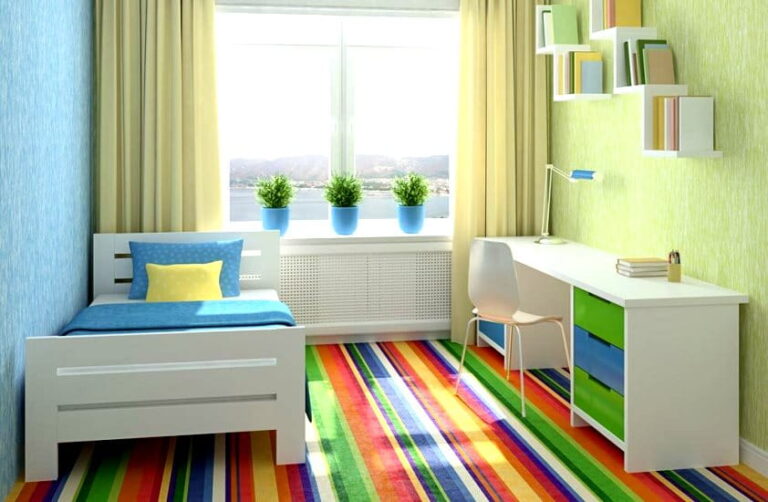 дизайн детской комнаты - оформление, материалы, свет, мебель